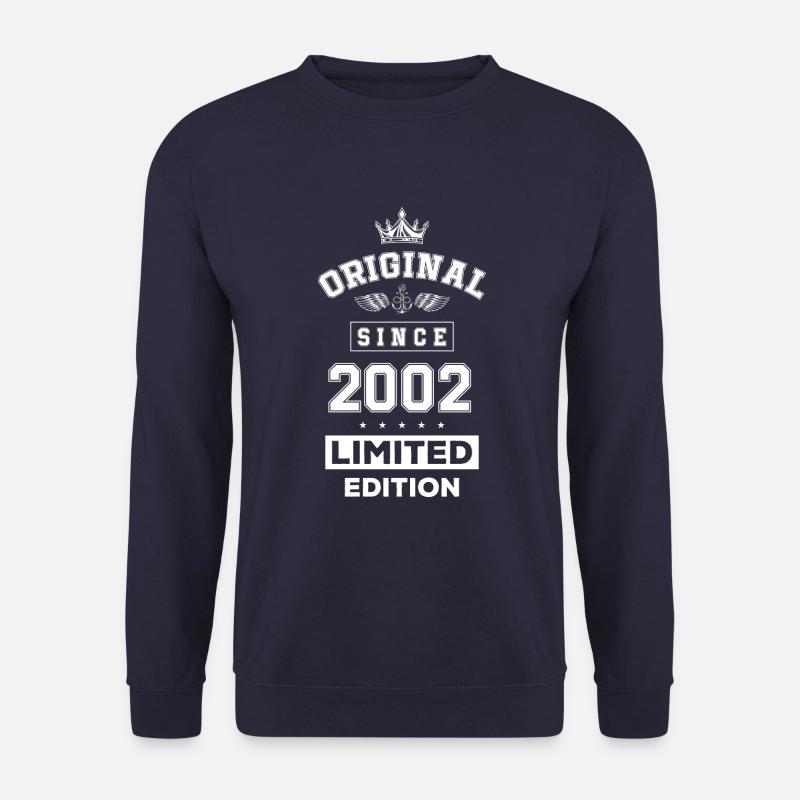 2002 limited edition birthday - Unisex Sweatshirt - navy
