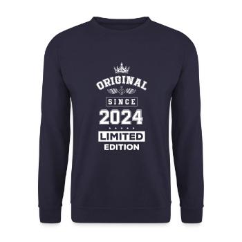 Anniversaire édition limitée 2024 - Sweat-shirt Unisexe - marine - Devant - Alina (178cm) & Michal (187cm)