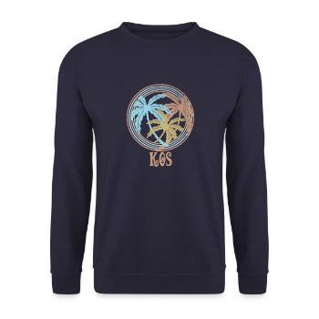 Kos - Unisex Pullover - Navy - Vorne - Alina (178cm) & Michal (187cm)
