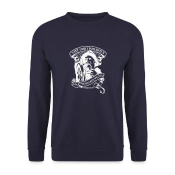 Fishermen WH - Unisex Pullover - Navy - Vorne - Alina (178cm) & Michal (187cm)