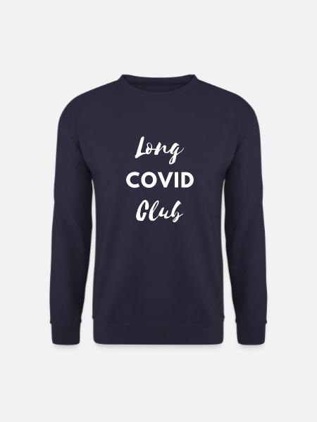 long covid club Corona Virus Lockdown Quarantäne - Unisex Pullover - Navy