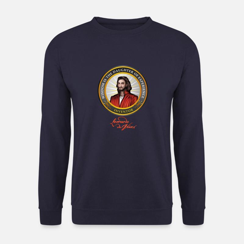 DAVINCI INVENTOR SEAL - Unisex Pullover - Navy