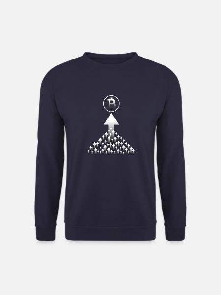 Bitcoin Trading Crypto Aktien - Unisex Pullover - Navy