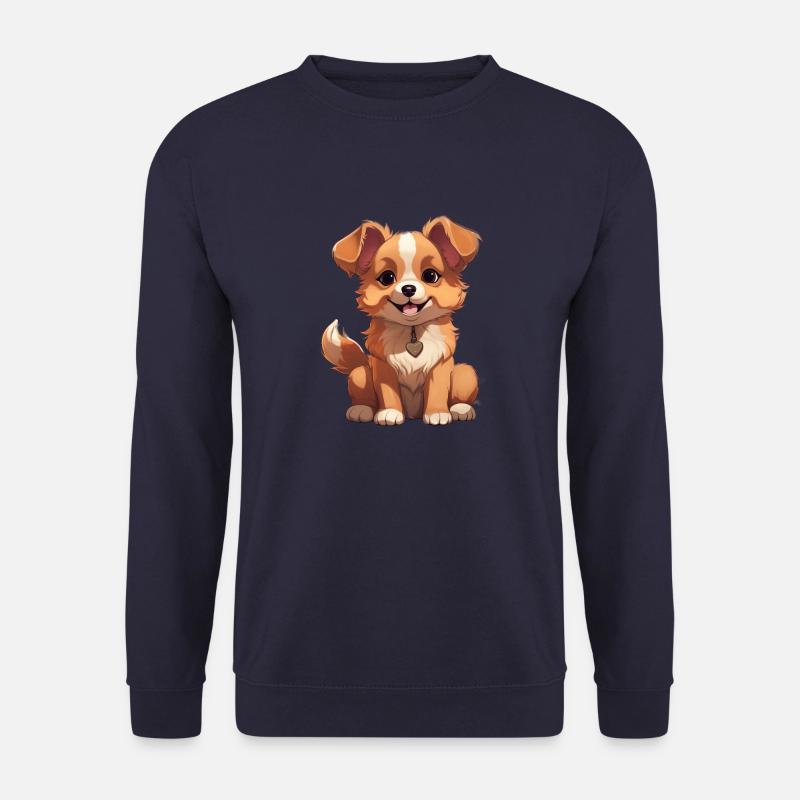 Chibi-Hund - Unisex Pullover - Navy