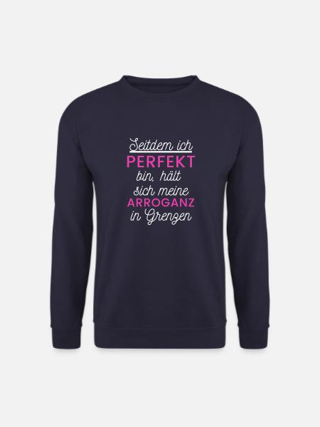 Selbstironische Perfektion - Unisex Pullover - Navy