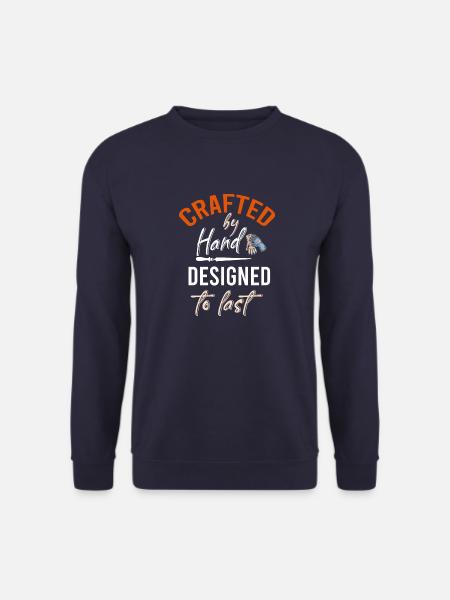 Schmied Schmieden Forger Blacksmithing Vintage - Unisex Pullover - Navy