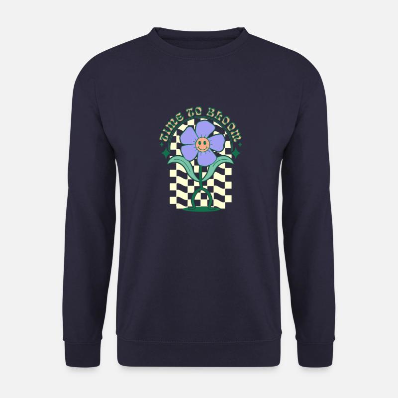 time to bloom - Unisex Sweatshirt - navy