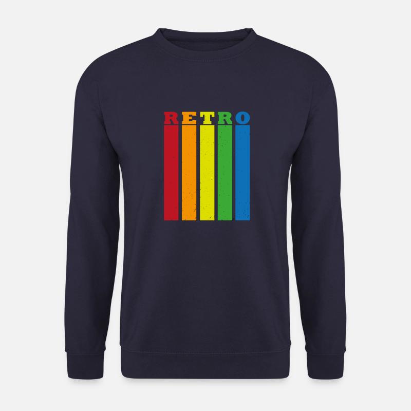 Retro tower - Unisex Pullover - Navy