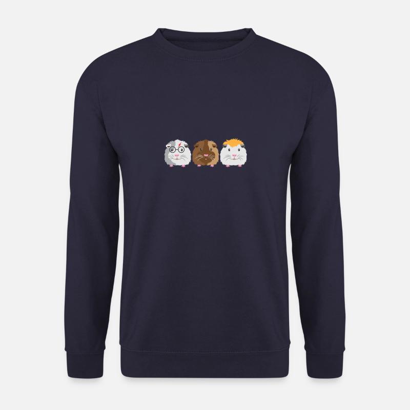 Three little Guinea pigs - Unisex Sweatshirt - navy