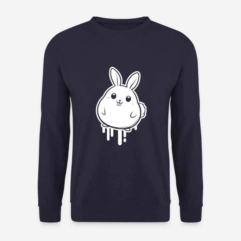 Hase Lustig Ostern Niedlich - Unisex Pullover - Navy