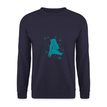 Ours - Panda Forêt Nature Liberté Sauvage - Sweat-shirt Unisexe - marine - Devant - Alina (178cm) & Michal (187cm)