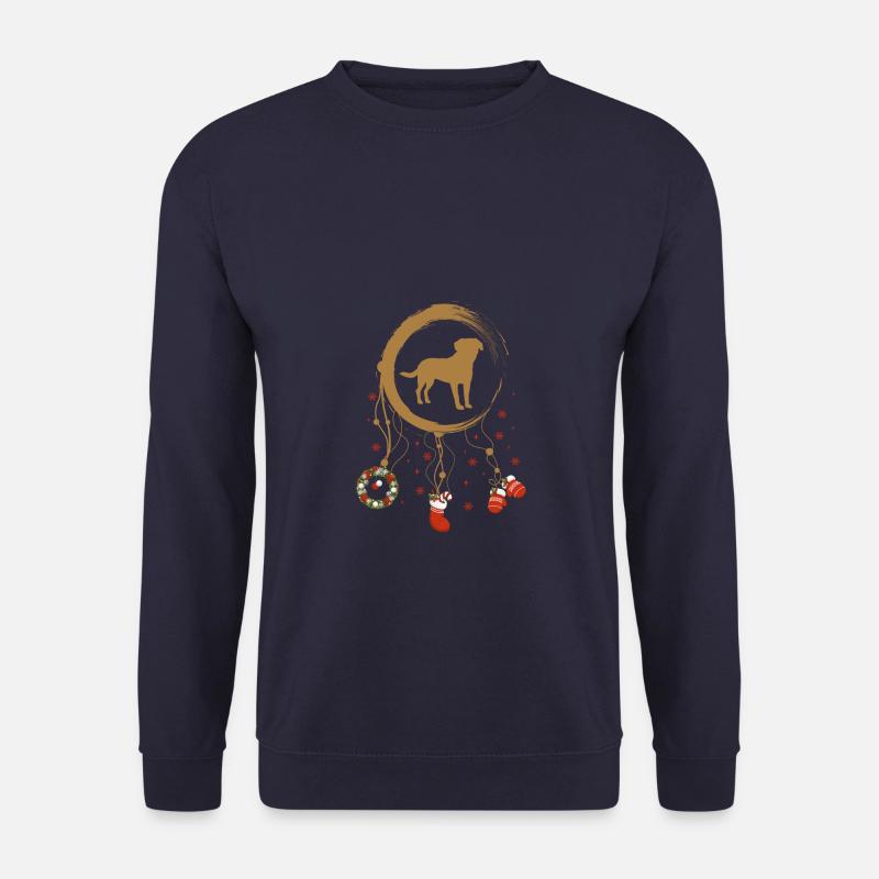 Großer Schweizer Sennenhund Weihnachten Weihnachts - Unisex Pullover - Navy