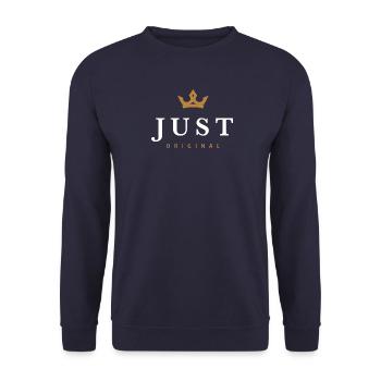 Logo de famille original - Sweat-shirt Unisexe - marine - Devant - Alina (178cm) & Michal (187cm)