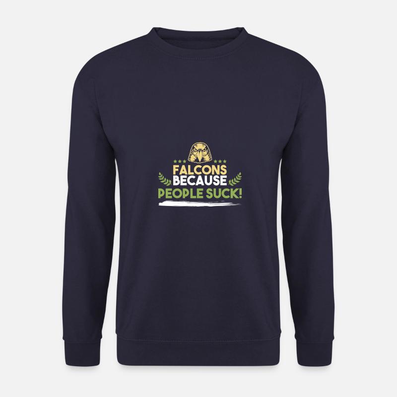 falknerei sport spruch - Unisex Pullover - Navy