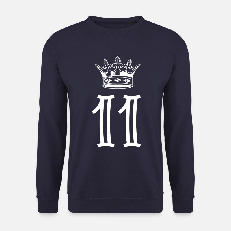 11 Number crown - Unisex Sweatshirt - navy