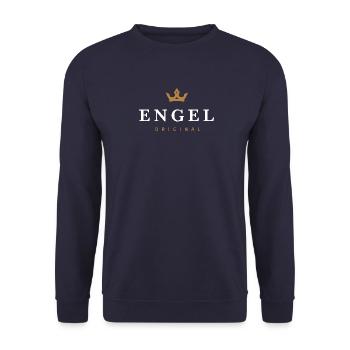 Logo original de la famille Angel - Sweat-shirt Unisexe - marine - Devant - Alina (178cm) & Michal (187cm)