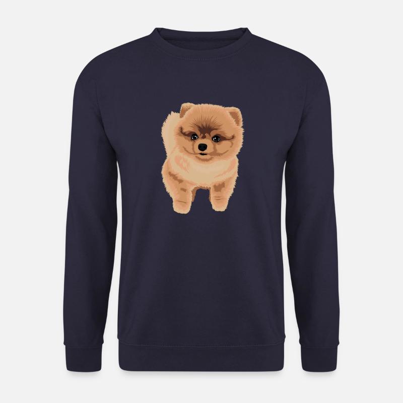 Cadeau de chien Spitz nain de chiot de Poméranie - Sweat-shirt Unisexe - marine