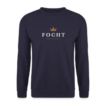 Logo original de la famille Fight - Sweat-shirt Unisexe - marine - Devant - Alina (178cm) & Michal (187cm)