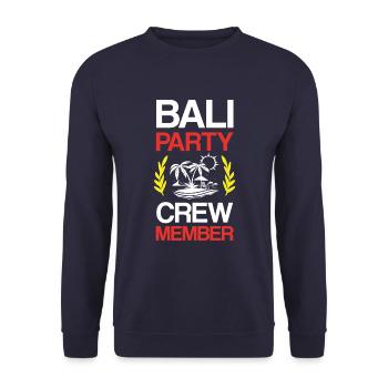 Équipage de la fête à Bali - Sweat-shirt Unisexe - marine - Devant - Alina (178cm) & Michal (187cm)