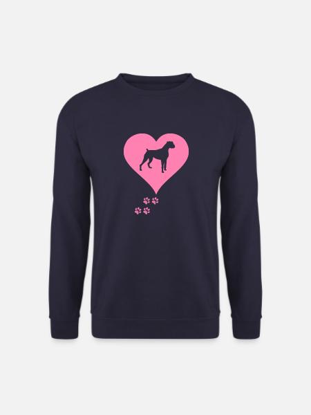 German boxer - Unisex Sweatshirt - navy