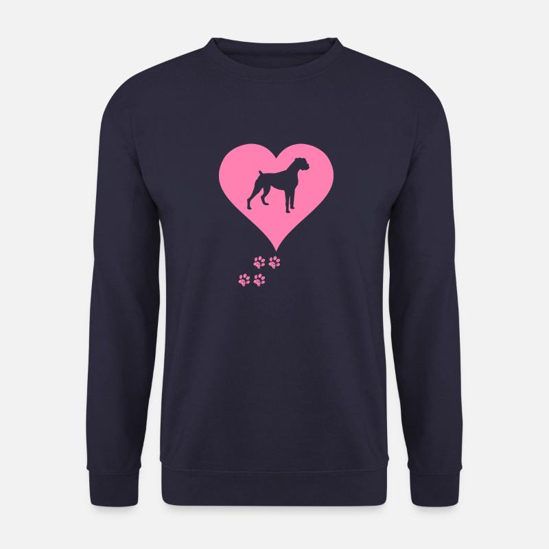 German boxer - Unisex Sweatshirt - navy