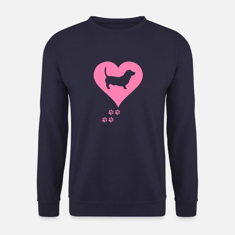 dachshund - Unisex Sweatshirt - navy
