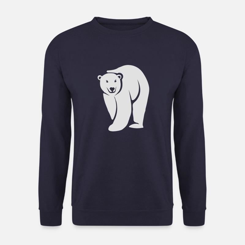 Polar Bear - Unisex Pullover - Navy