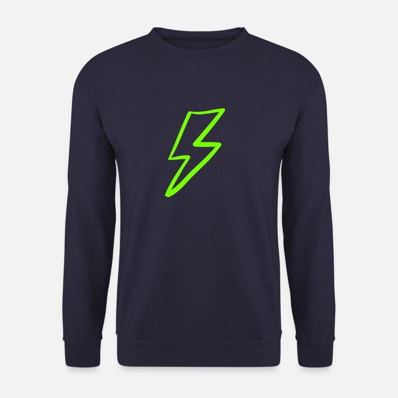 Blitz Licht Strom Unwetter Geschenk - Unisex Pullover - Navy