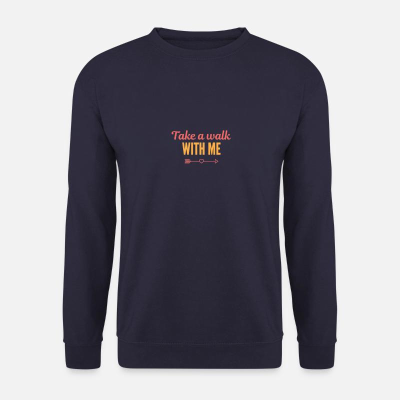 Gehen Sie mit mir spazieren - Unisex Pullover - Navy
