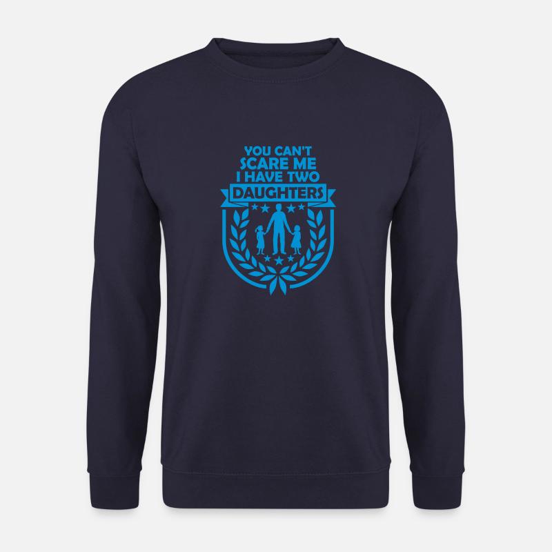 I have two daughters - Unisex Pullover - Navy