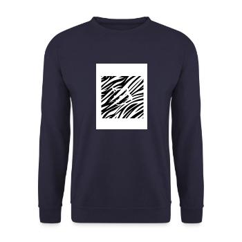 Design cat - Unisex Pullover - Navy - Vorne - Alina (178cm) & Michal (187cm)