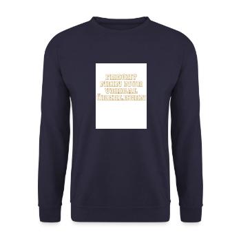 Frech - Unisex Pullover - Navy - Vorne - Alina (178cm) & Michal (187cm)