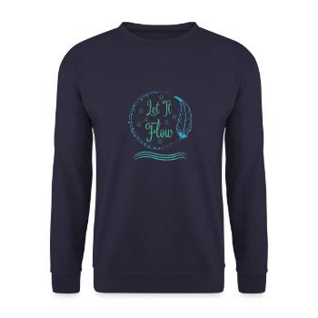 Laissez-le couler - Sweat-shirt Unisexe - marine - Devant - Alina (178cm) & Michal (187cm)