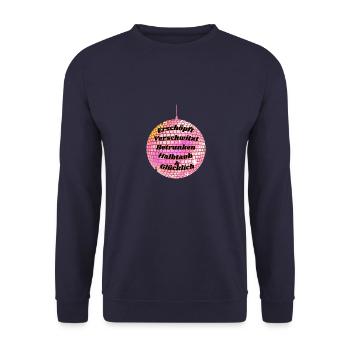 Festival - Unisex Pullover - Navy - Vorne - Alina (178cm) & Michal (187cm)