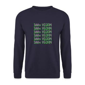 jokes sayings birthday present idea awesome - Unisex Sweatshirt - navy - Front - Alina (178cm) & Michal (187cm)