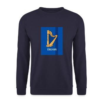 ÉIREANN - Unisex Sweatshirt - navy - Front - Alina (178cm) & Michal (187cm)