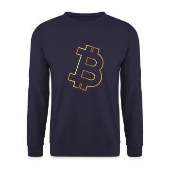 Bitcoin Trading Crypto Stocks - Sweat-shirt Unisexe - marine - Devant - Alina (178cm) & Michal (187cm)