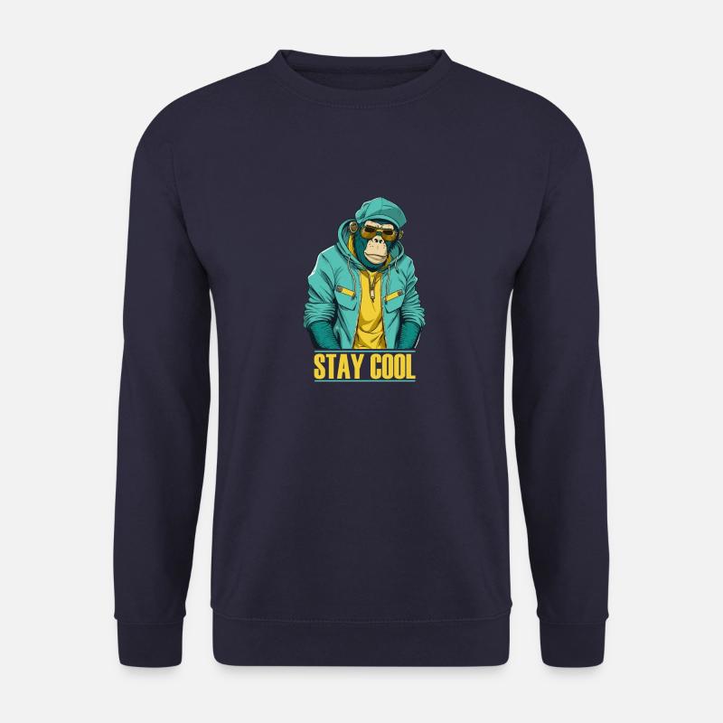 Cooler Affe Stay Cool - Unisex Pullover - Navy
