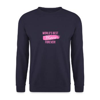 La meilleure maman du monde pour toujours! - Sweat-shirt Unisexe - marine - Devant - Alina (178cm) & Michal (187cm)