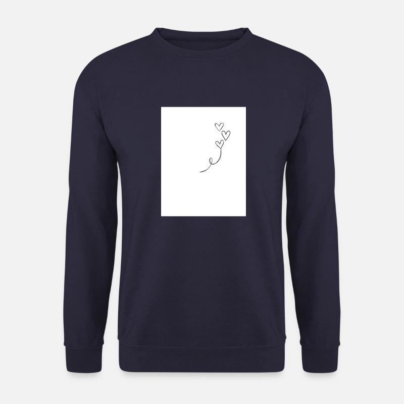 Herz Design - Unisex Pullover - Navy
