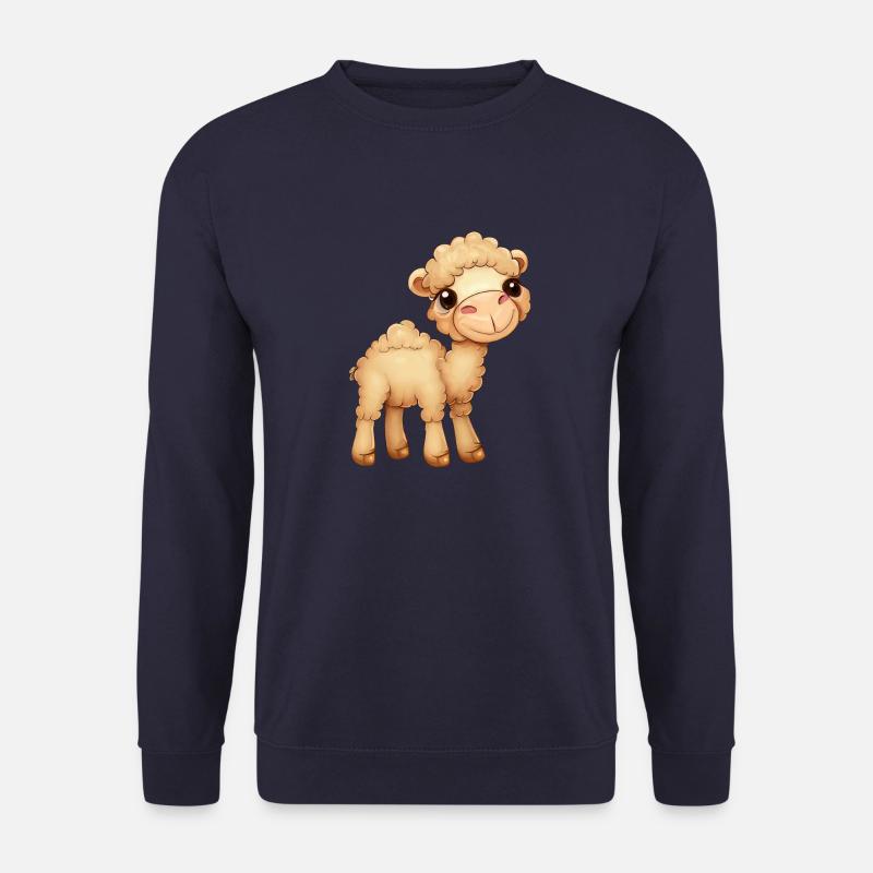 Flauschiges süßes Dromedar - Unisex Pullover - Navy