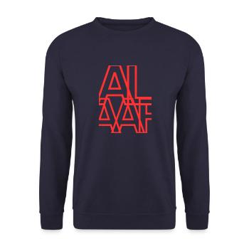 Alaaf Stlye - Unisex Pullover - Navy - Vorne - Alina (178cm) & Michal (187cm)