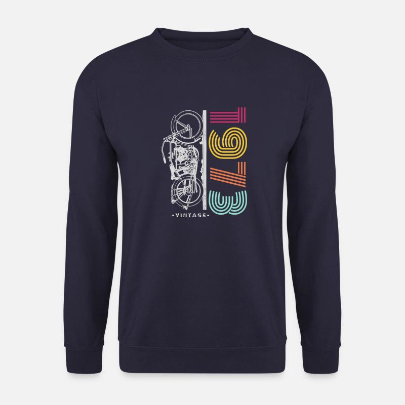 Oldtimer-Motorrad - Unisex Pullover - Navy