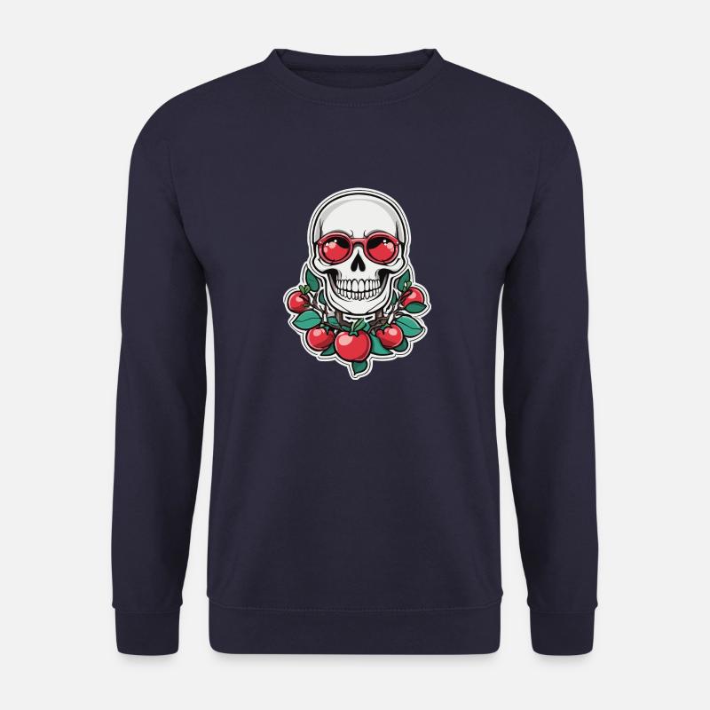 Cherry Skull - Unisex Sweatshirt - navy