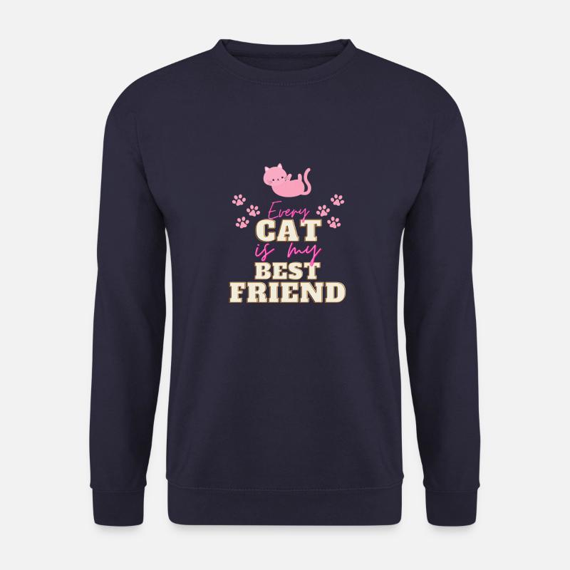 Katzen Katzenfreund shirt - Unisex Pullover - Navy