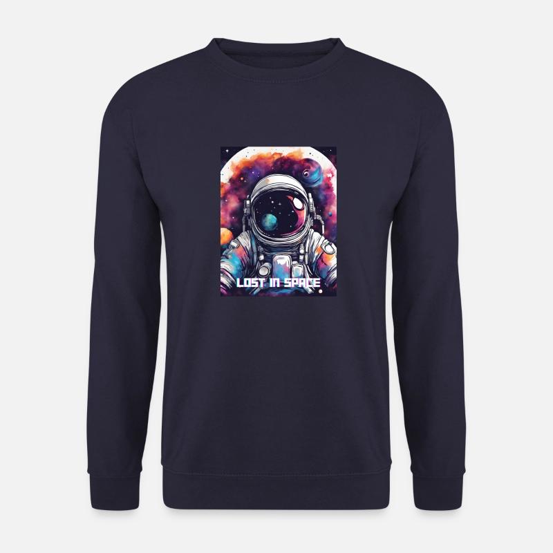 Astronaut Lost in Space - Die Einsamkeit der Unend - Unisex Pullover - Navy