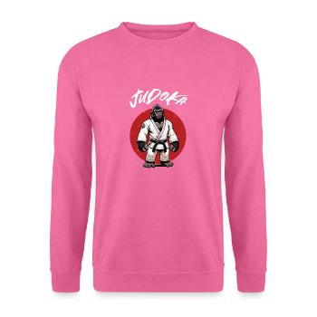 Niedlicher Judo-Gorilla - Japanischer - Unisex Pullover - Pink - Vorne