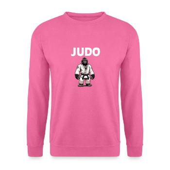Niedlicher Kampfsport-Judo-Gorilla - Unisex Pullover - Pink - Vorne