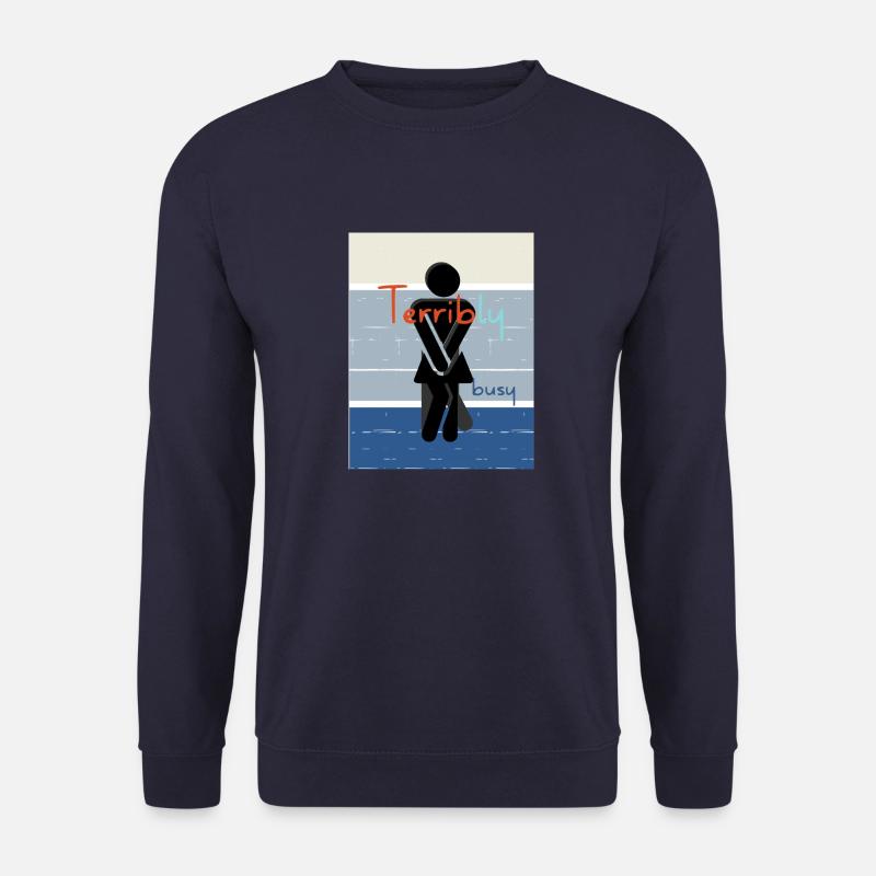 Monströs schrecklich beschäftigt. - Unisex Pullover - Navy