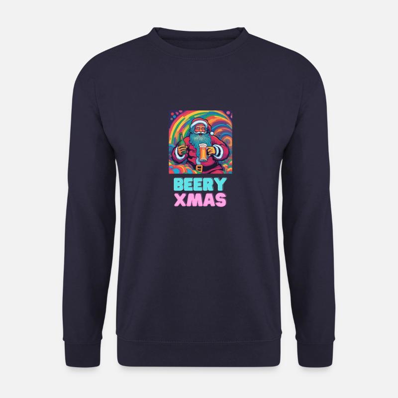Beery Xmas - Unisex Pullover - Navy